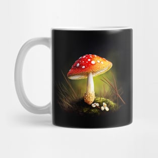 AMANITA MUSCARIA mushrooms digital painting Mug